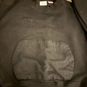 Zara Men's Black Crewneck Sweater